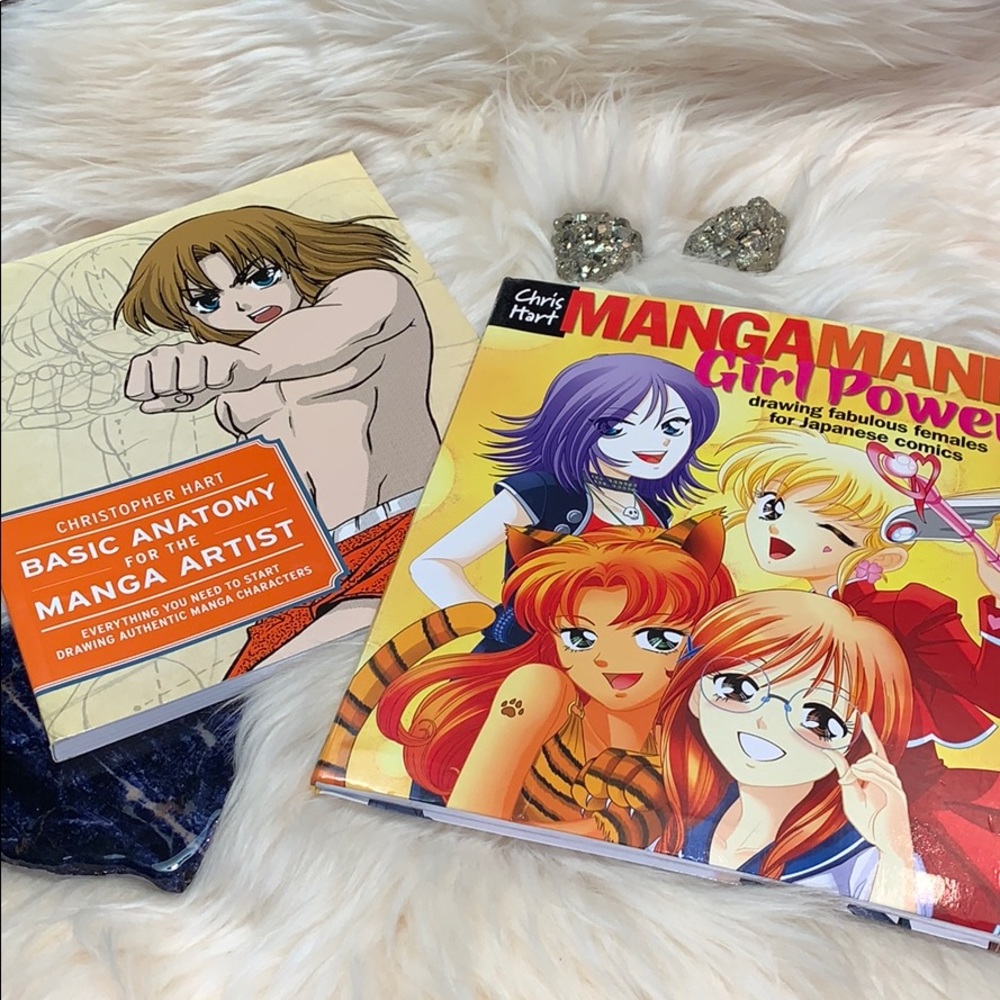 Manga drawing books set of two